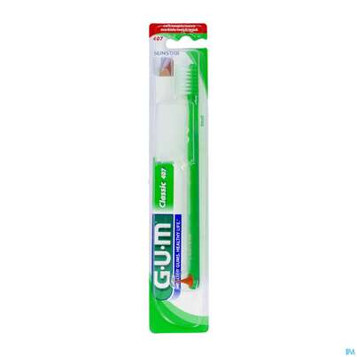 Zahnbuersten Gum Classic Soft Kurz 407 1st, A-Nr.: 3115519 - 01