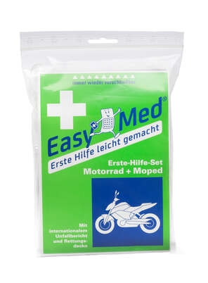Sie sehen eine Packung EasyMed Erste Hilfe Set Motorradbag, Produktbild: 02 EasyMed Erste Hilfe Set Motorradbag, A-Nr.: 2620534 - 02
