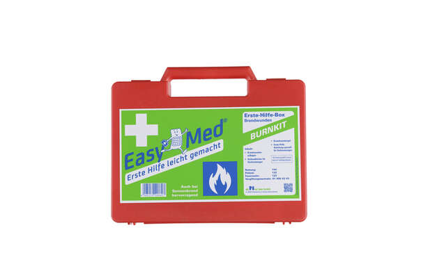 Sie sehen eine Packung Erste Hilfe Set Burnkit, Produktbild: 02 Erste Hilfe Set Burnkit, A-Nr.: 4894715 - 02