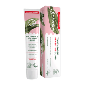 Nordics Bio Zahnpasta Sensitive Salbei Brennnessel ohne Flourid, A-Nr.: 5446870 - 01