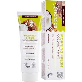 Nordics Zahnpasta Morning Fresh Anti-Karies ohne Fluorid mit Kokos &amp;amp; Minze, A-Nr.: 5332126 - 01