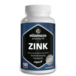 Vitamaze Zink 50mg hochdosiert vegan, A-Nr.: 5179475 - 01