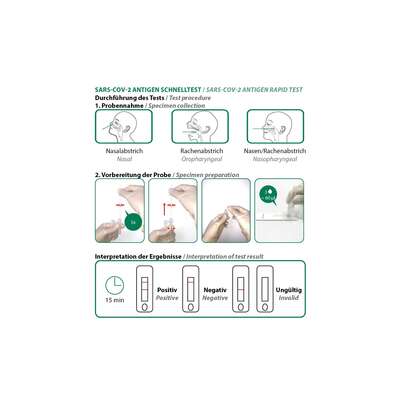 Wellion SARS-CoV-2 Antigen Schnelltest, 1 Stück, A-Nr.: 5423082 - 02