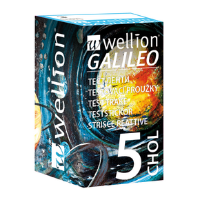 WELL10-11CHOL Wellion GALILEO Cholesterin Teststreifen, 5 Stück, A-Nr.: 4553629 - 01