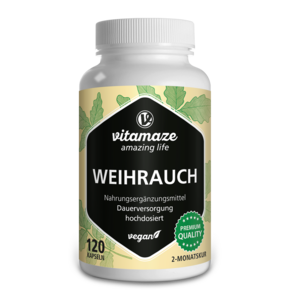 Vitamaze Weihrauch 450mg hochdosiert vegan, A-Nr.: 5274009 - 01