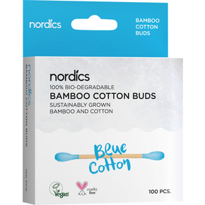 Nordics Bio Kosmetikstächen Bambus Blau, A-Nr.: 5332178 - 01