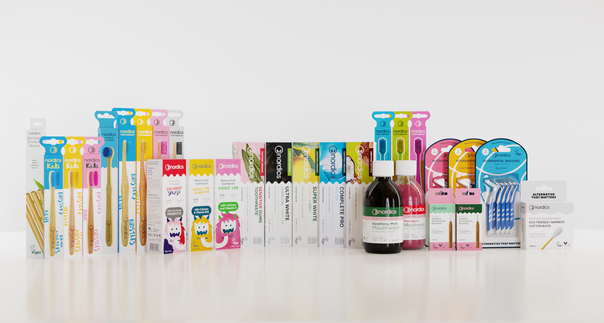 Sie sehen eine Packung Nordics Bio Kosmetikstächen Bambus Weiß, Produktbild: 04 Nordics Bio Kosmetikstächen Bambus Weiß, A-Nr.: 5332161 - 04