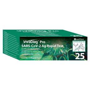 VivaDiag SARS-CoV-2 Ag Pro Rapid Test, 25 Stück, A-Nr.: 5562211 - 01