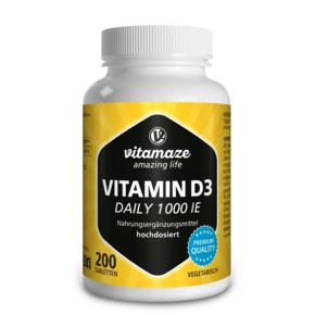 Vitamaze Vitamin D3 1000IE daily vegetarisch, A-Nr.: 5273984 - 01