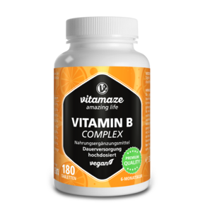 Vitamaze Vitamin B Complex hochdosiert vegan, A-Nr.: 5179334 - 01