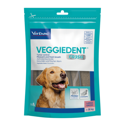 Veggiedent Fr3sh L - Kaustreifen für Hunde über 30 kg Körpergewicht, A-Nr.: 4877680 - 01
