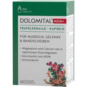 doc nature‘s DOLOMITAL® MSM+ TEUFELSKRALLE-KAPSELN, A-Nr.: 4609778 - 01