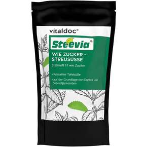 vitaldoc® Steevia WIE ZUCKER - STREUSÜSSE, A-Nr.: 5619833 - 01