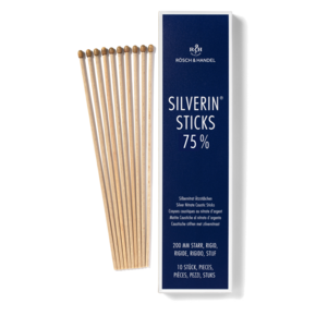 SILBERNITRAT Ätzstäbchen 75% 10x200mm starr, A-Nr.: 5657609 - 01