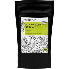 vitaldoc® BIO Schwarzer Sesam, ungeschält, A-Nr.: 5619721 - 01