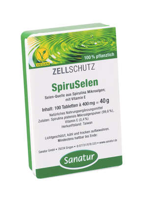 Sanatur SpiruSelen hefefrei Hau Tabletten, A-Nr.: 4258600 - 01