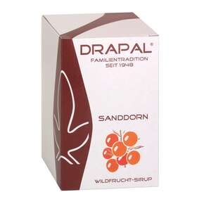 DRAPAL® Sanddorn Wildfruchtsirup Glas mit Faltschachtel, A-Nr.: 5008495 - 01