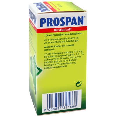 Prospan® Hustensaft, A-Nr.: 1321663 - 03