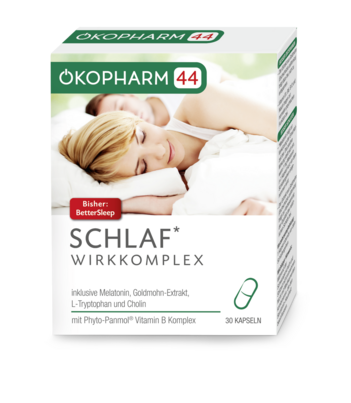 Ökopharm44® Schlaf Wirkkomplex Kapseln 30 ST, A-Nr.: 4041929 - 01