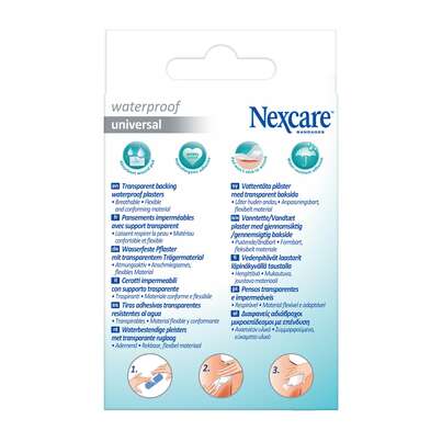 Nexcare™ Waterproof Universal Pflaster, assortiert, 20/Packung, A-Nr.: 5680726 - 02