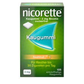 nicorette® Kaugummi freshfruit 2mg, A-Nr.: 3500074 - 01