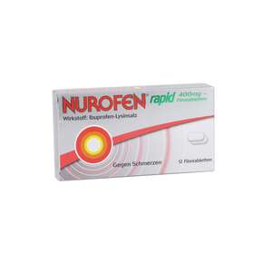 Nurofen Rapid 400 mg Filmtabletten, A-Nr.: 3528629 - 01