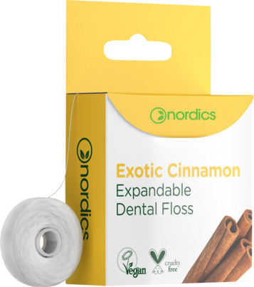Nordics Öko Zahnseide PLA variable Breite mit Zimt, A-Nr.: 5339358 - 02