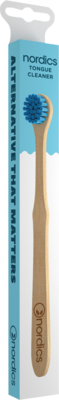 Nordics Öko Zungenbürste Bambus mit blauen Borsten, A-Nr.: 5339364 - 02