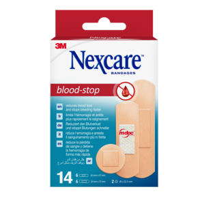 Nexcare™ Bloodstop Strips, 3 Grössen assortiert, 14 Stk., A-Nr.: 2996386 - 01