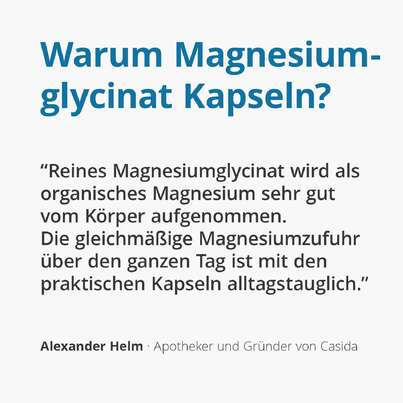 Casida Magnesiumglycinat Kapseln Vital, A-Nr.: 4895749 - 02