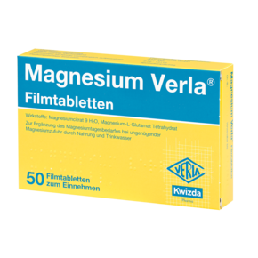 Magnesium Verla - Filmtabletten, A-Nr.: 0554201 - 01