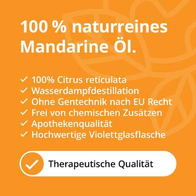 Sie sehen eine Packung Mandarine Öl rot - naturreines ätherisches Öl, Produktbild: 02 Mandarine Öl rot - naturreines ätherisches Öl, A-Nr.: 5807687 - 02