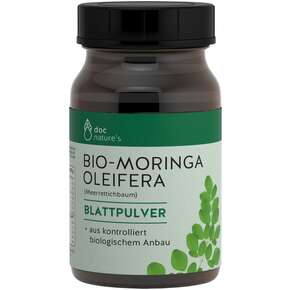 doc nature’s Bio MORINGA OLEIFERA Blattpulver, A-Nr.: 5619371 - 01