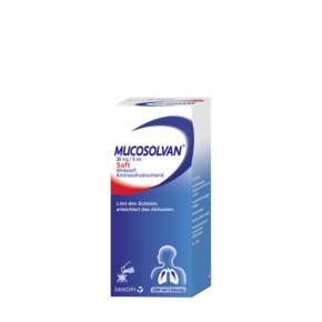 Mucosolvan® 15 mg / 5 ml - Saft für Kinder, A-Nr.: 3531583 - 01