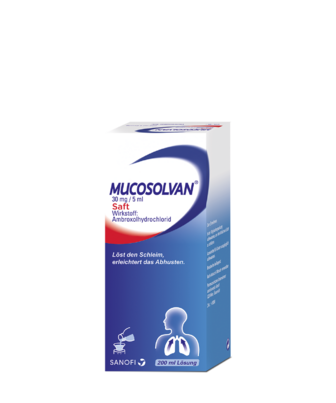 Mucosolvan® 15 mg / 5 ml - Saft für Kinder, A-Nr.: 3531583 - 01