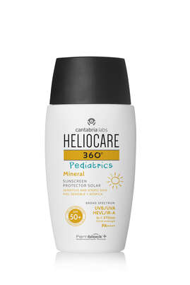 Sie sehen eine Packung Heliocare 360° Pediatrics Mineral SPF 50+, Produktbild: 01 Heliocare 360° Pediatrics Mineral SPF 50+, A-Nr.: 5277166 - 01
