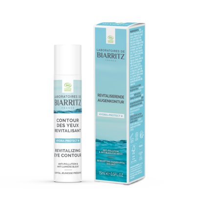 Sie sehen eine Packung Hydra-Protect + revitalisierende Augenkonturpflege LdB, Produktbild: 04 Hydra-Protect + revitalisierende Augenkonturpflege LdB, A-Nr.: 5571523 - 04