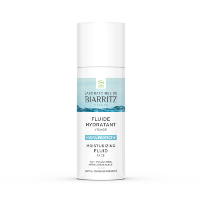 Sie sehen eine Packung Hydra-Protect + feuchtigkeitsspendendes Fluid Gesicht LdB, Produktbild: 01 Hydra-Protect + feuchtigkeitsspendendes Fluid Gesicht LdB, A-Nr.: 5571492 - 01