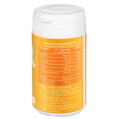 Sie sehen eine Packung BjökoVit Haut Haare Nägel Kapseln vegan, Produktbild: 03 BjökoVit Haut Haare Nägel Kapseln vegan, A-Nr.: 5174561 - 03