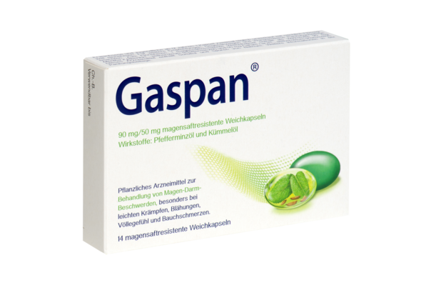 Gaspan® 90 mg/50 mg Weichkapseln, A-Nr.: 4979601 - 01