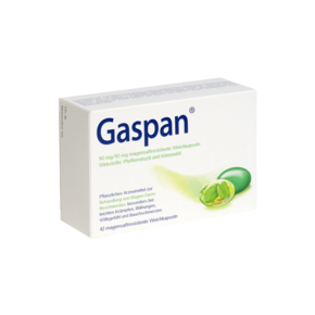 Gaspan® 90 mg/50 mg Weichkapseln, A-Nr.: 4979618 - 01