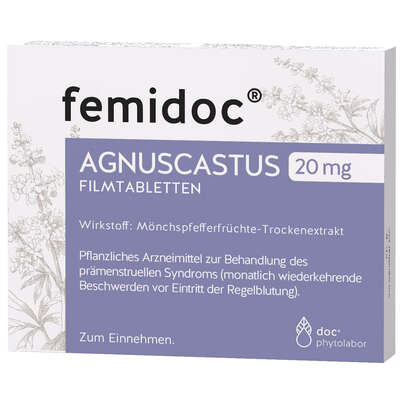 femidoc® AGNUSCASTUS 20 MG - FILMTABLETTEN, A-Nr.: 3921019 - 01