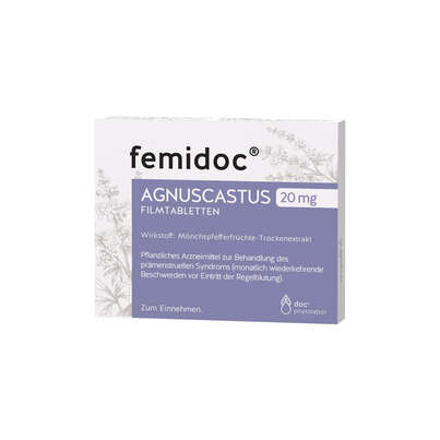 femidoc® AGNUSCASTUS 20 MG - FILMTABLETTEN, A-Nr.: 3921019 - 02