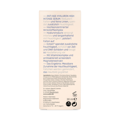 Eubos Anti Age Hyaluron High Intense Serum 30ml, A-Nr.: 4859676 - 04