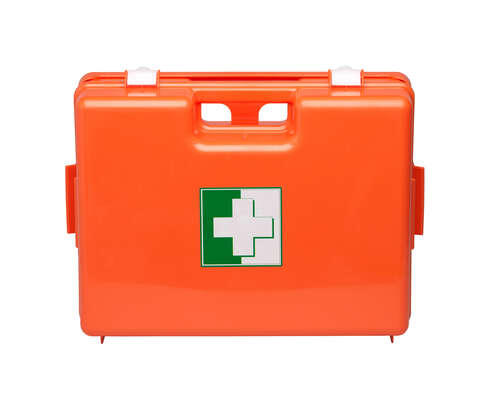 Sie sehen eine Packung Erste Hilfe Behälter leer 41,5x31,5x15cm, Produktbild: 02 Erste Hilfe Behälter leer 41,5x31,5x15cm, A-Nr.: 3252618 - 02
