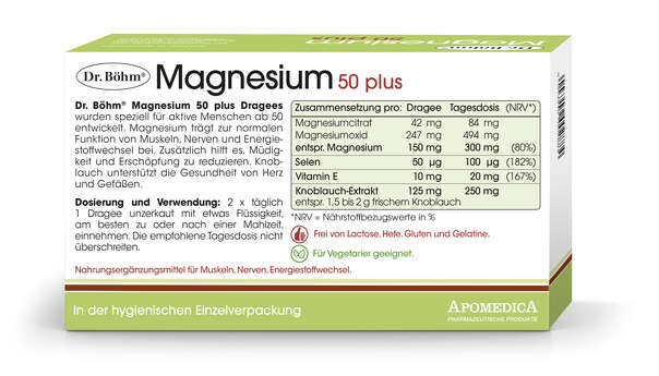 Dr. Böhm Magnesium 50 plus Dragees, A-Nr.: 4607213 - 03