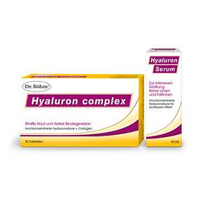 Dr. Böhm Hyaluron complex Tabletten + Hyaluron Serum, A-Nr.: 4835552 - 01