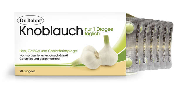 Dr. Böhm Knoblauch nur 1 Dragee täglich, A-Nr.: 2552442 - 02