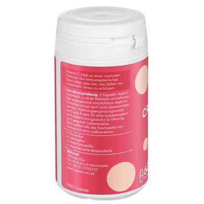 Sie sehen eine Packung BjökoVit Cranberry-Kürbis Kapseln vegan, Produktbild: 03 BjökoVit Cranberry-Kürbis Kapseln vegan, A-Nr.: 5174590 - 03