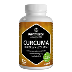 Vitamaze Curcuma +Piperin u. Vit. C vegan, A-Nr.: 5179363 - 01